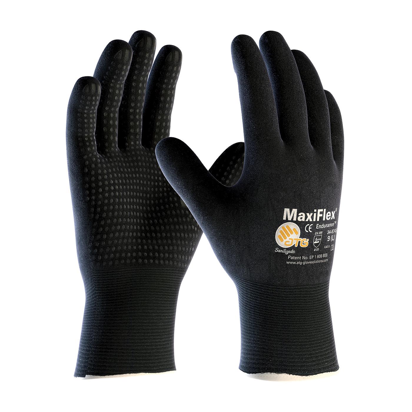 MAXIFLEX ENDURANCE FULL COAT MICRO DOTS - Nitrile Coated Gloves